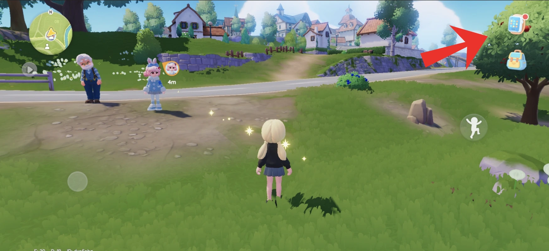 Accessing the menu via Watch or Tab key